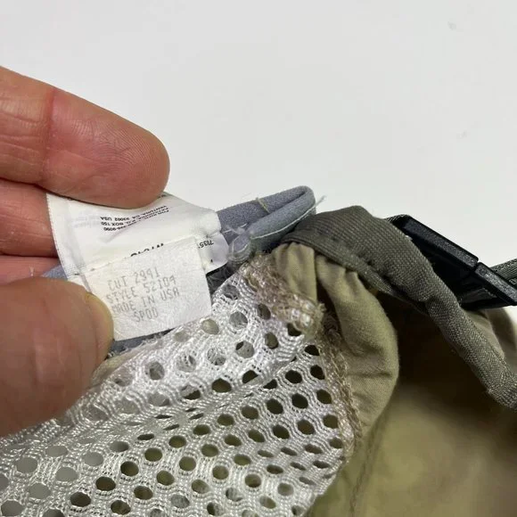 Vintage c. 2000 Patagonia Size L Fishing Cap Hat Mesh 52104 Made in USA - Picture 11 of 12